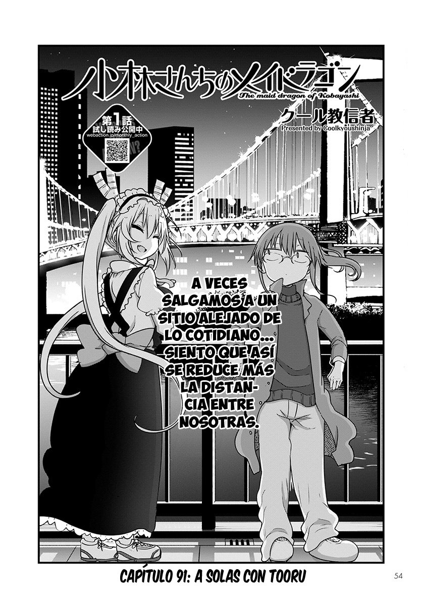 Kobayashi-san Chi no Maid Dragon Capitulo 91 página 3