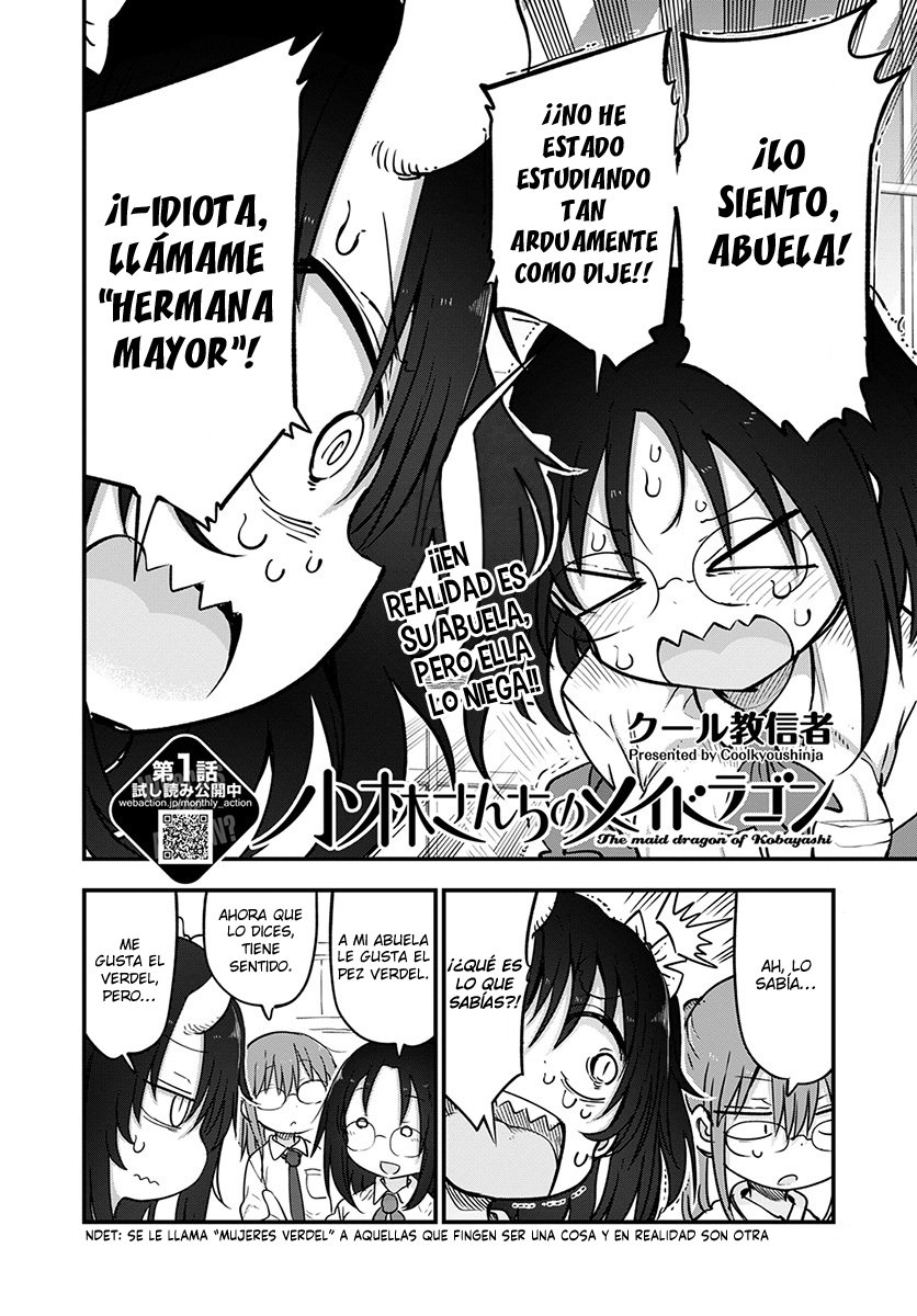 Kobayashi-san Chi no Maid Dragon Capitulo 92 página 3