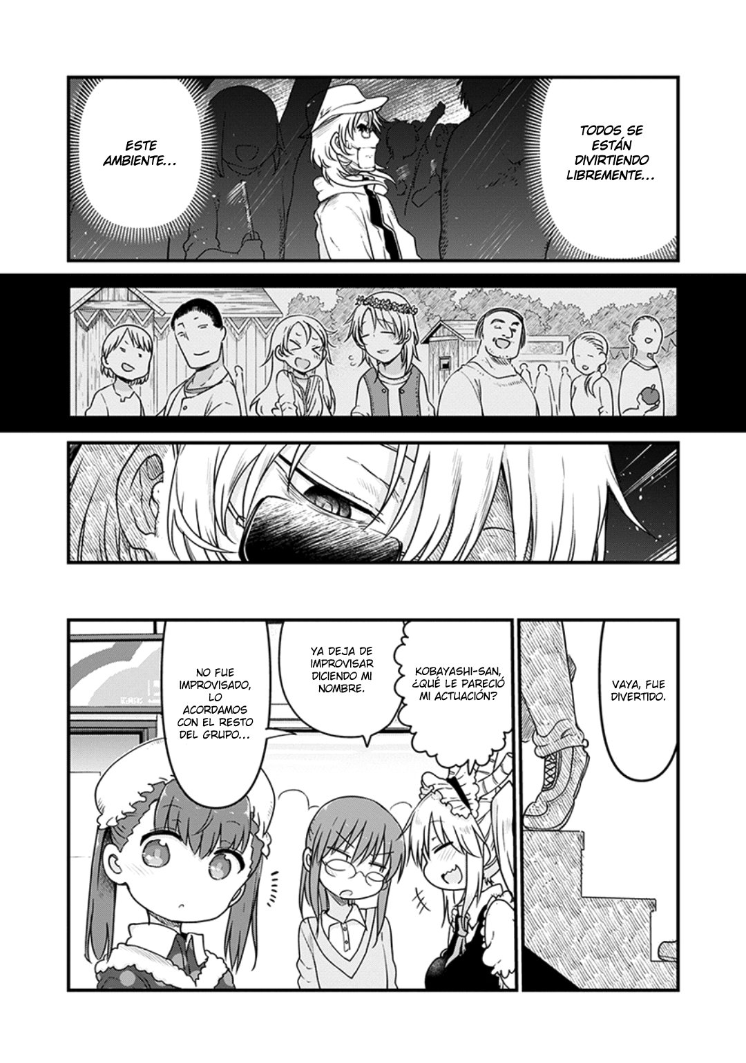 Kobayashi-san Chi no Maid Dragon Capitulo 93 página 12