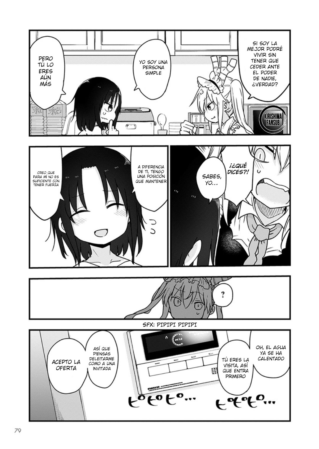 Kobayashi-san Chi no Maid Dragon Capitulo 96 página 10
