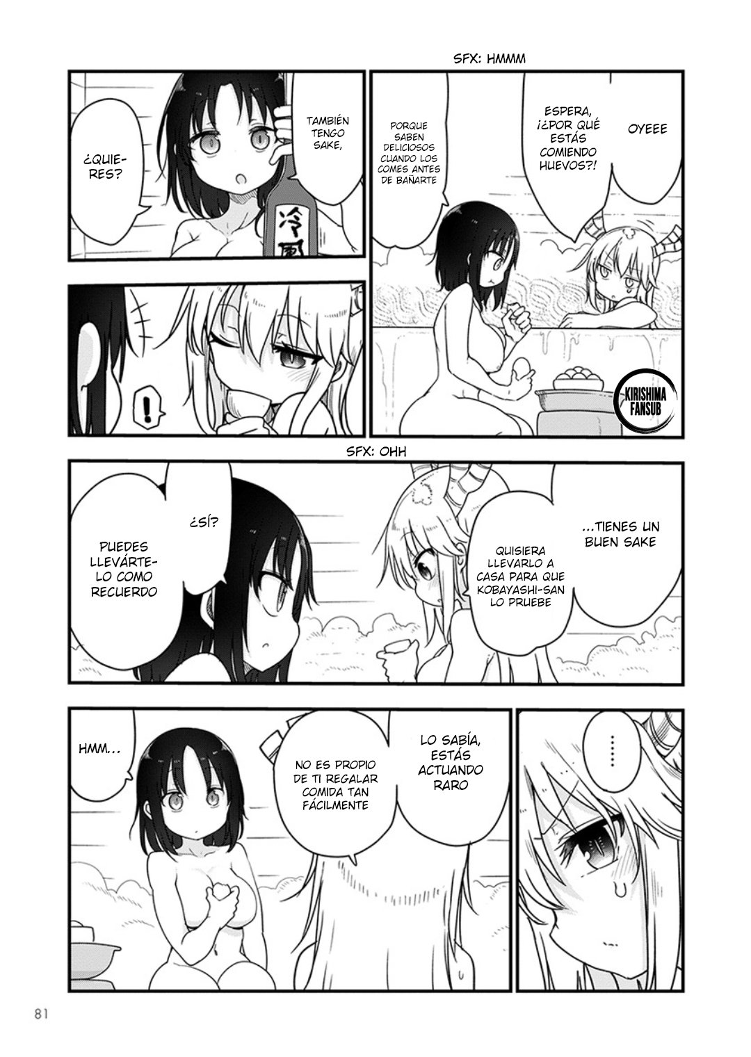 Kobayashi-san Chi no Maid Dragon Capitulo 96 página 12