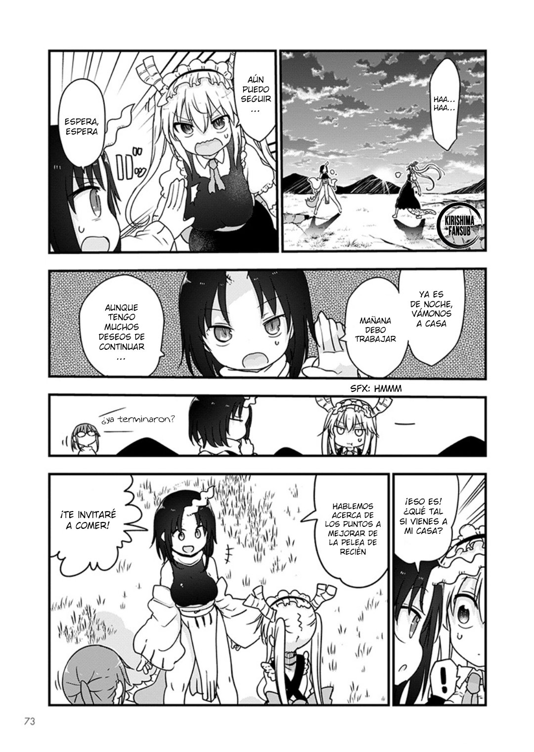 Kobayashi-san Chi no Maid Dragon Capitulo 96 página 4