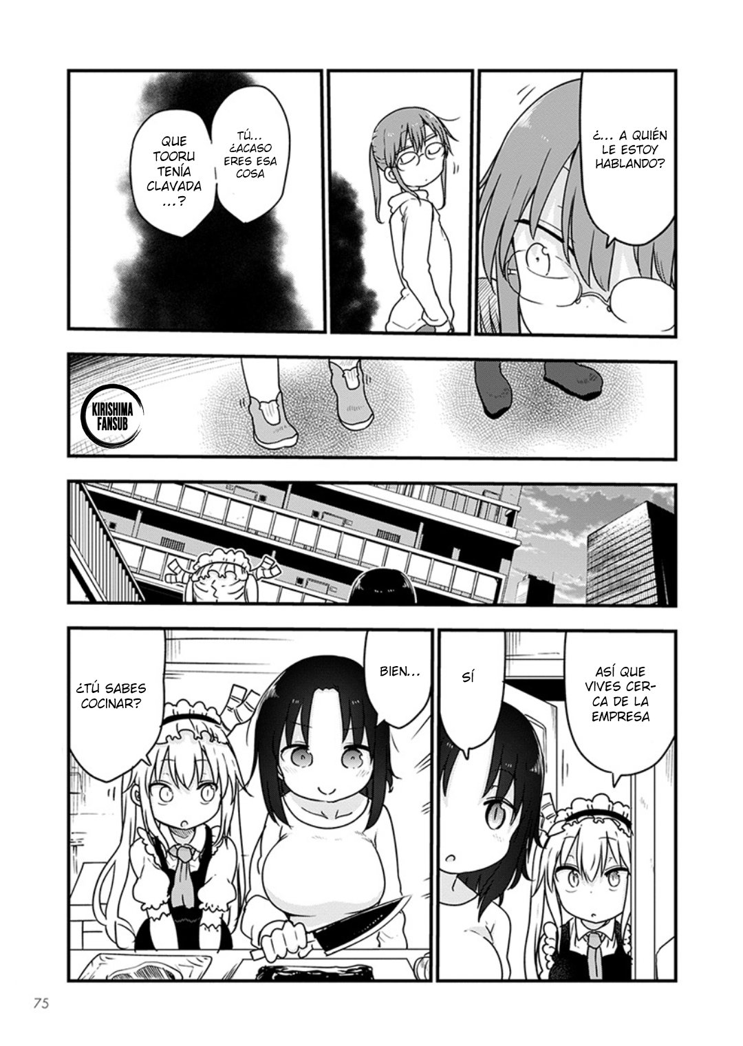 Kobayashi-san Chi no Maid Dragon Capitulo 96 página 6