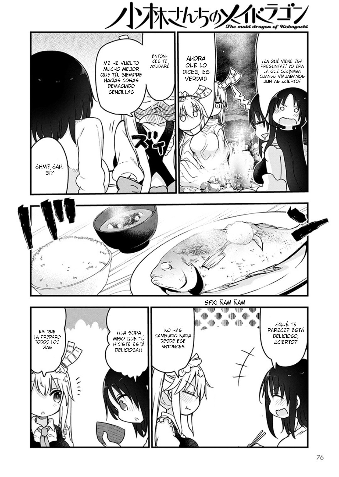 Kobayashi-san Chi no Maid Dragon Capitulo 96 página 7