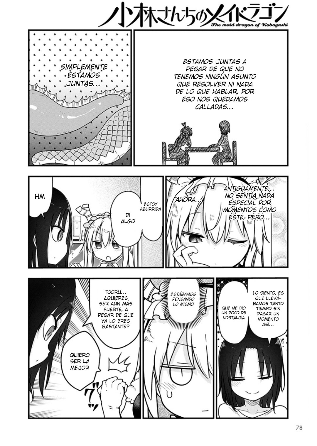Kobayashi-san Chi no Maid Dragon Capitulo 96 página 9