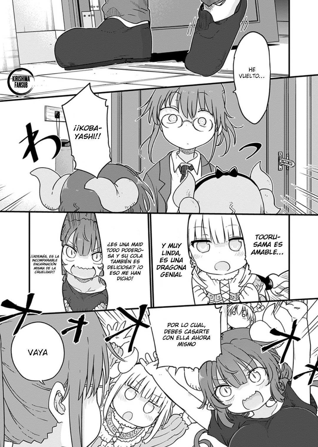 Kobayashi-san Chi no Maid Dragon Capitulo 97 página 10
