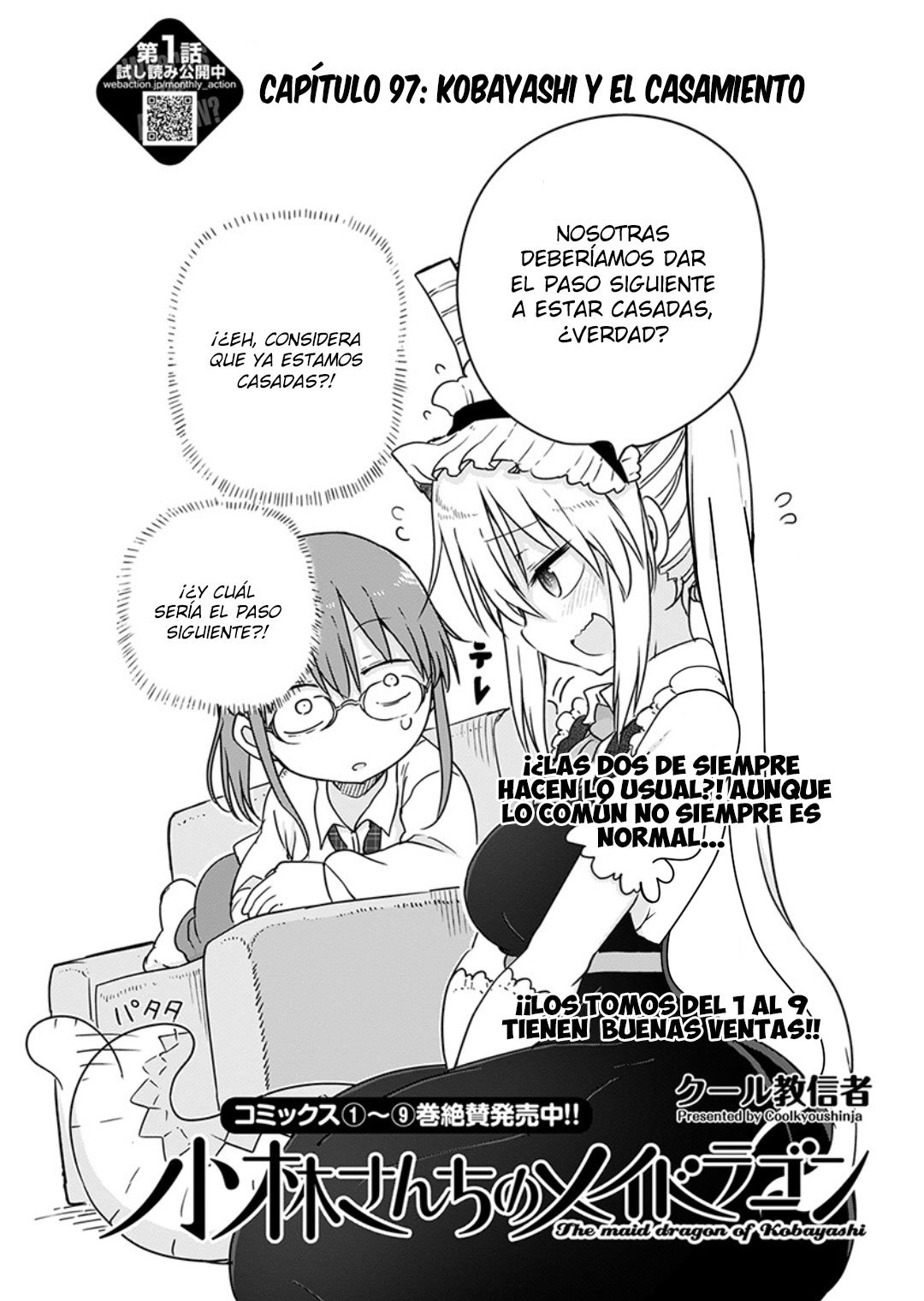 Kobayashi-san Chi no Maid Dragon Capitulo 97 página 3