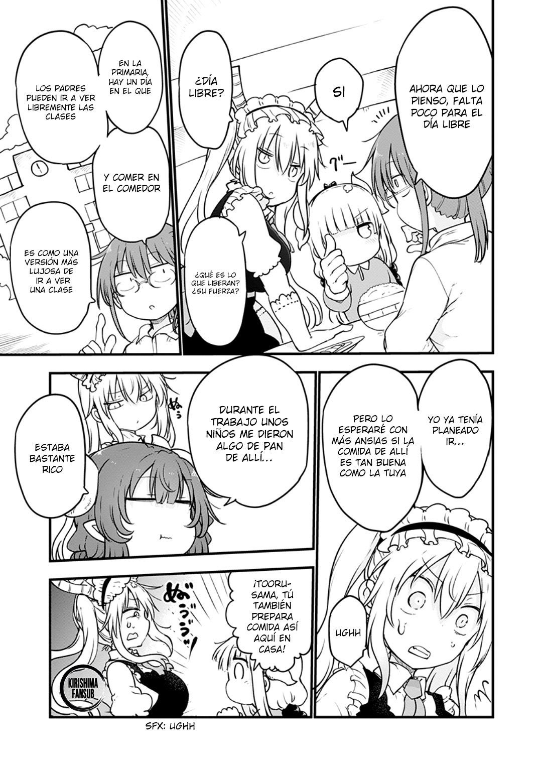 Kobayashi-san Chi no Maid Dragon Capitulo 98 página 4
