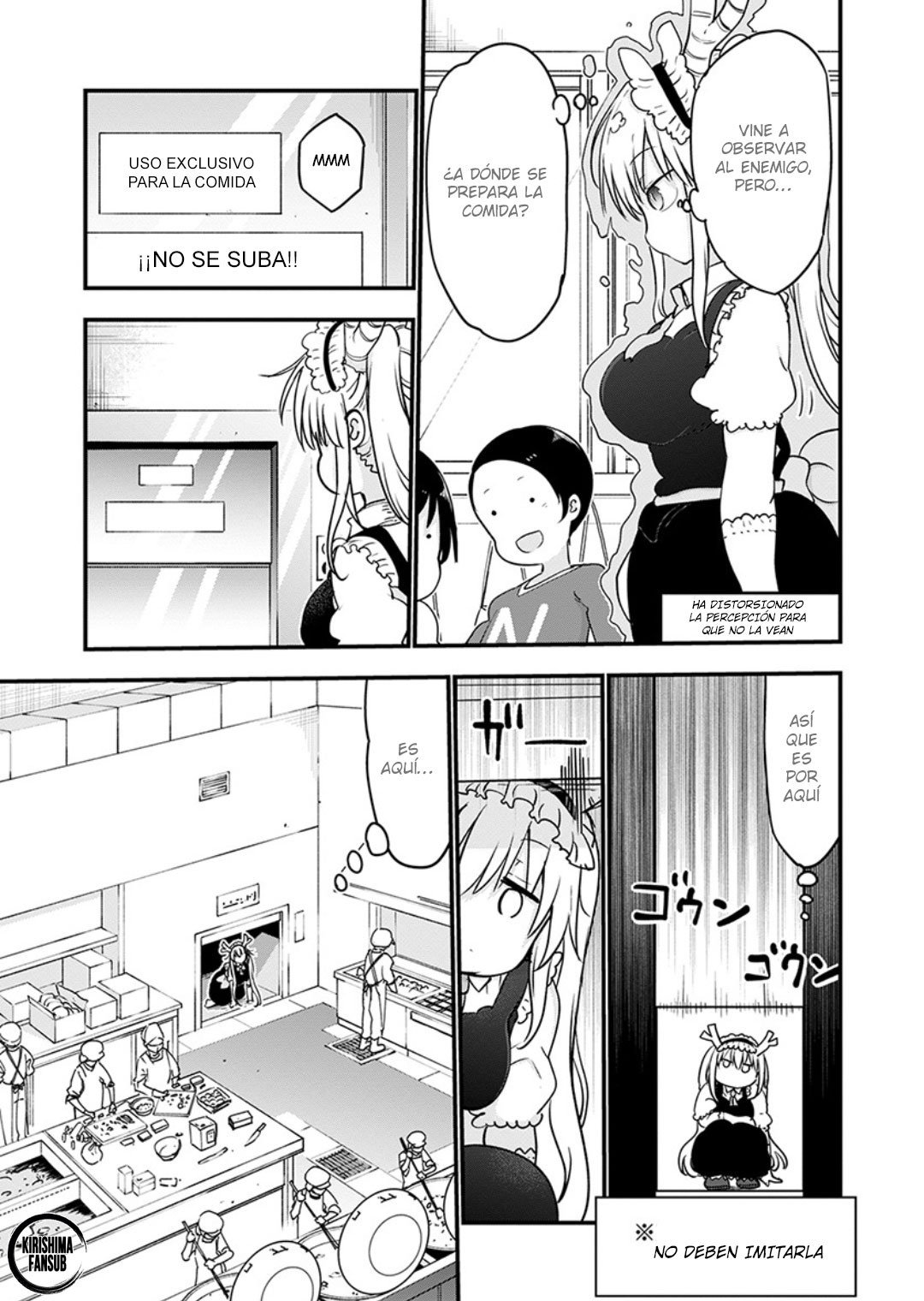 Kobayashi-san Chi no Maid Dragon Capitulo 98 página 6