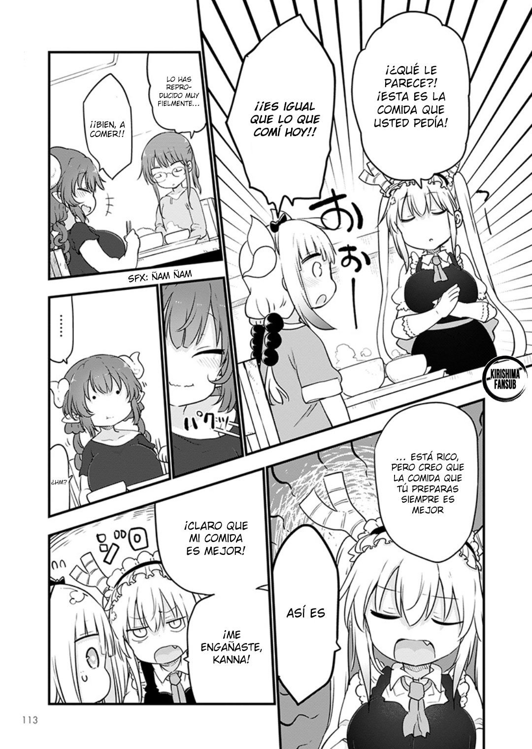 Kobayashi-san Chi no Maid Dragon Capitulo 98 página 8