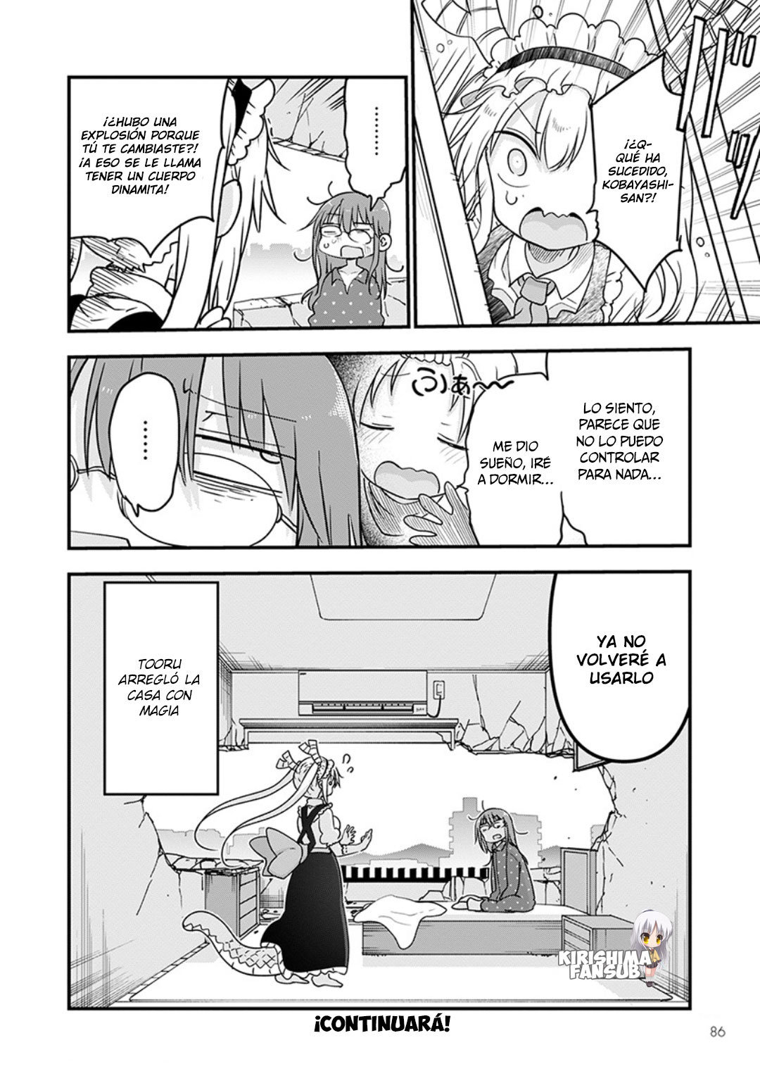 Kobayashi-san Chi no Maid Dragon Capitulo 99 página 15