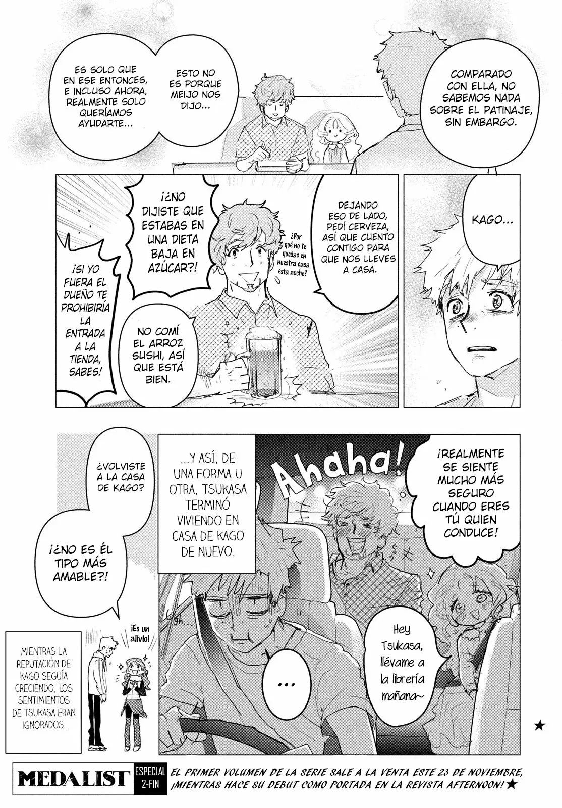 Medalist Capitulo 3.2: Tsukasa y el sushi página 11