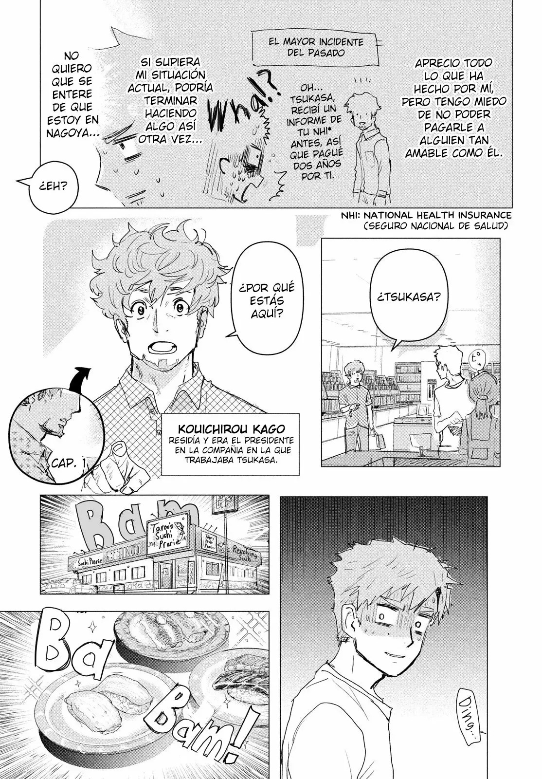 Medalist Capitulo 3.2: Tsukasa y el sushi página 4