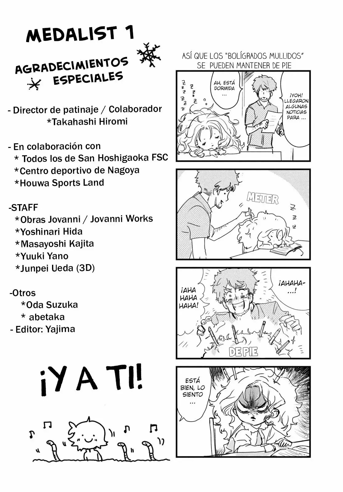 Medalist Capitulo 3.3: Extras del volumen 1 página 8
