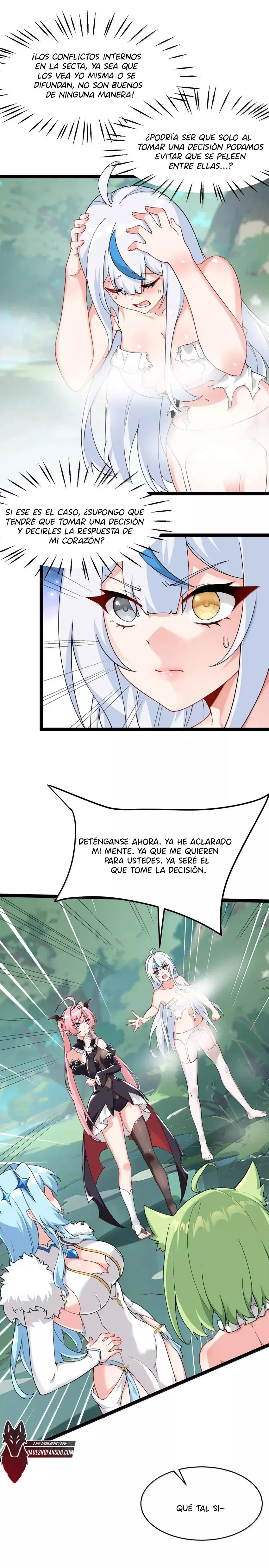 Yo, que tengo rasgos carismáticos naturales, fui el objetivo de los discípulos de Yandere Capitulo 33 página 12
