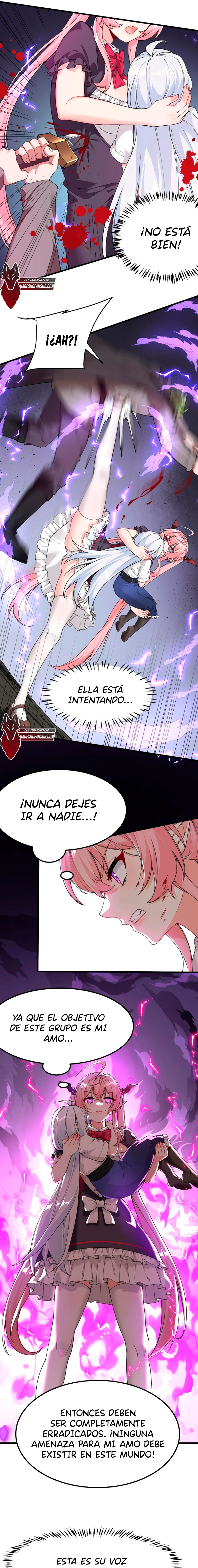 Yo, que tengo rasgos carismáticos naturales, fui el objetivo de los discípulos de Yandere Capitulo 41 página 8