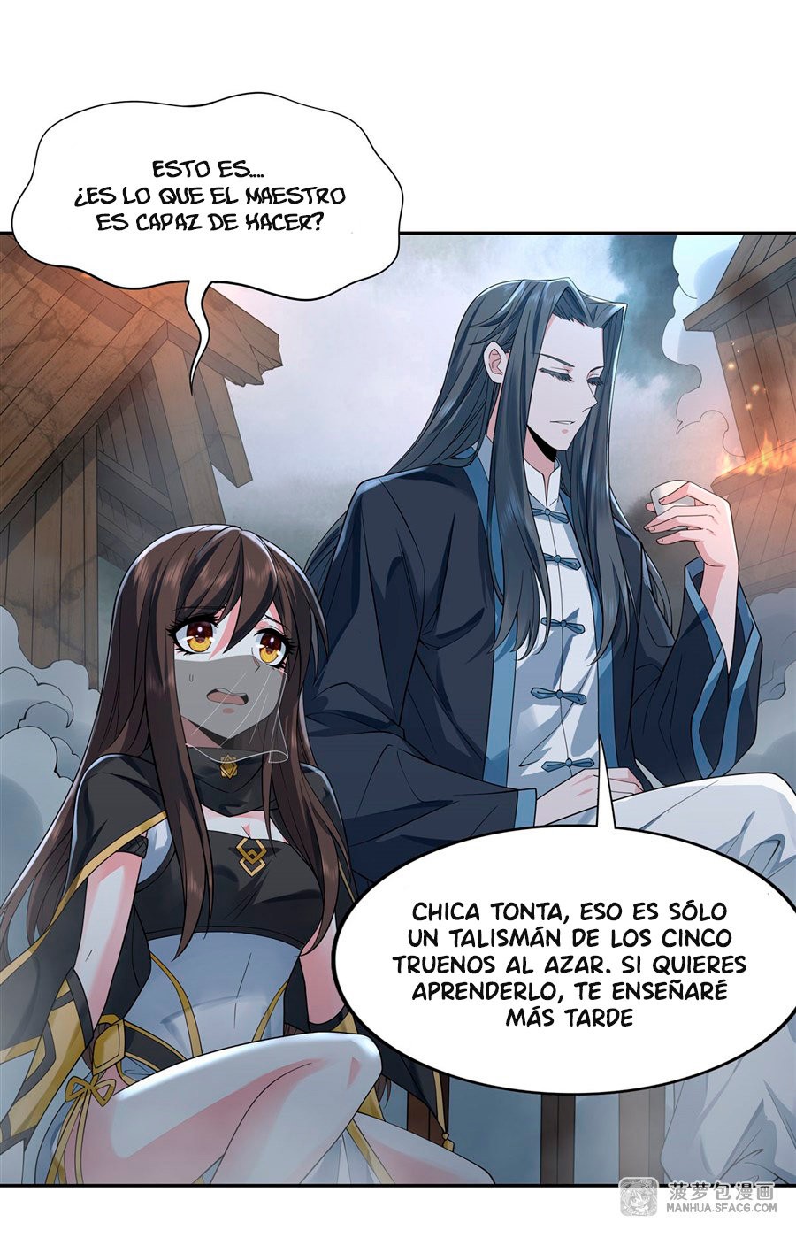 Mis Aprendices Femeninas en el Futuro serán Peces Gordos Capitulo 5: El malvado se arrastra página 35