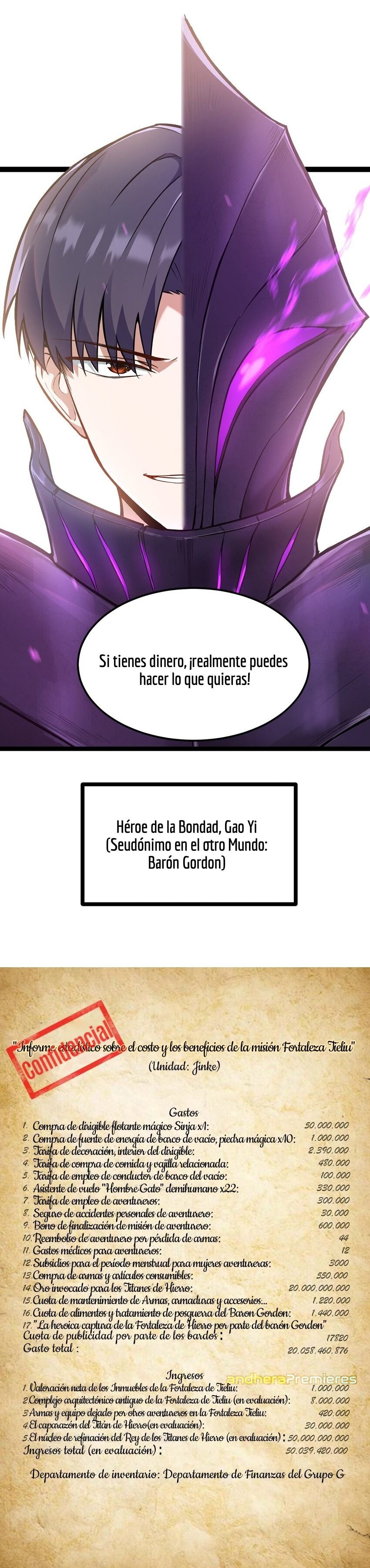 Este valiente es un supremacista del dinero Capitulo 1 página 8