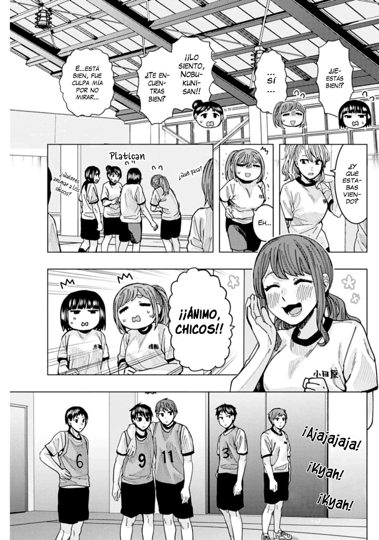 Tonari no Nobukuni-san wa Ore no Koto ga Suki na Ki ga Suru Capitulo 22: Elógialo por sus hazañas en educación física página 9