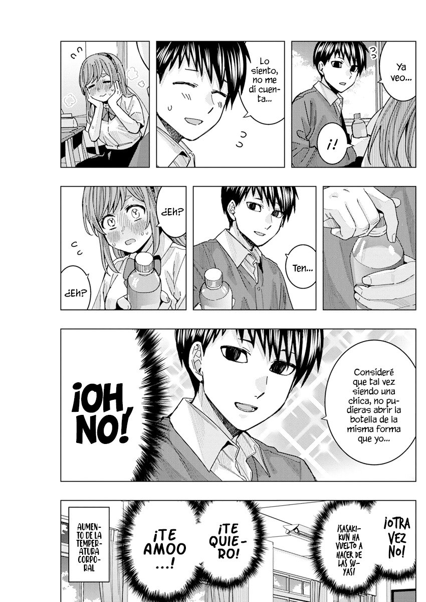 Tonari no Nobukuni-san wa Ore no Koto ga Suki na Ki ga Suru Capitulo 26: Haz del beso indirecto algo casual ¡No te sonrojes! página 11