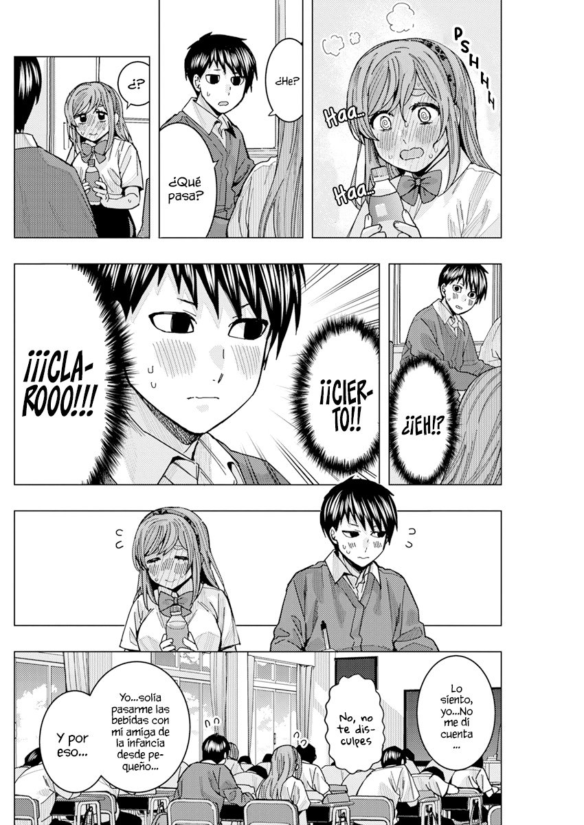 Tonari no Nobukuni-san wa Ore no Koto ga Suki na Ki ga Suru Capitulo 26: Haz del beso indirecto algo casual ¡No te sonrojes! página 12