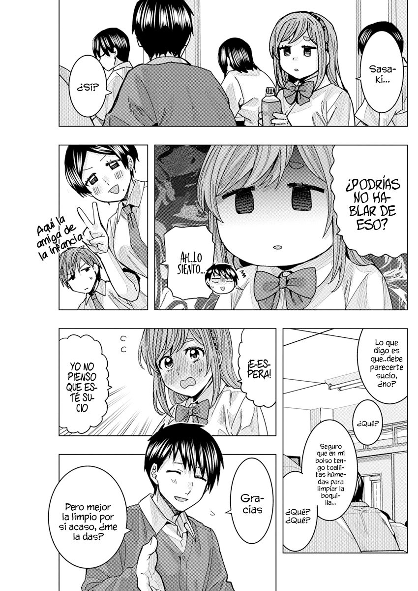 Tonari no Nobukuni-san wa Ore no Koto ga Suki na Ki ga Suru Capitulo 26: Haz del beso indirecto algo casual ¡No te sonrojes! página 13