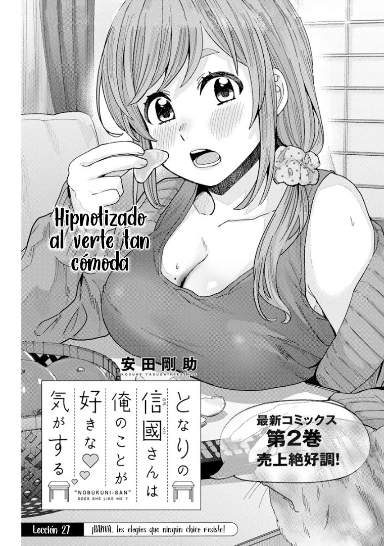 Tonari no Nobukuni-san wa Ore no Koto ga Suki na Ki ga Suru Capitulo 27 página 3