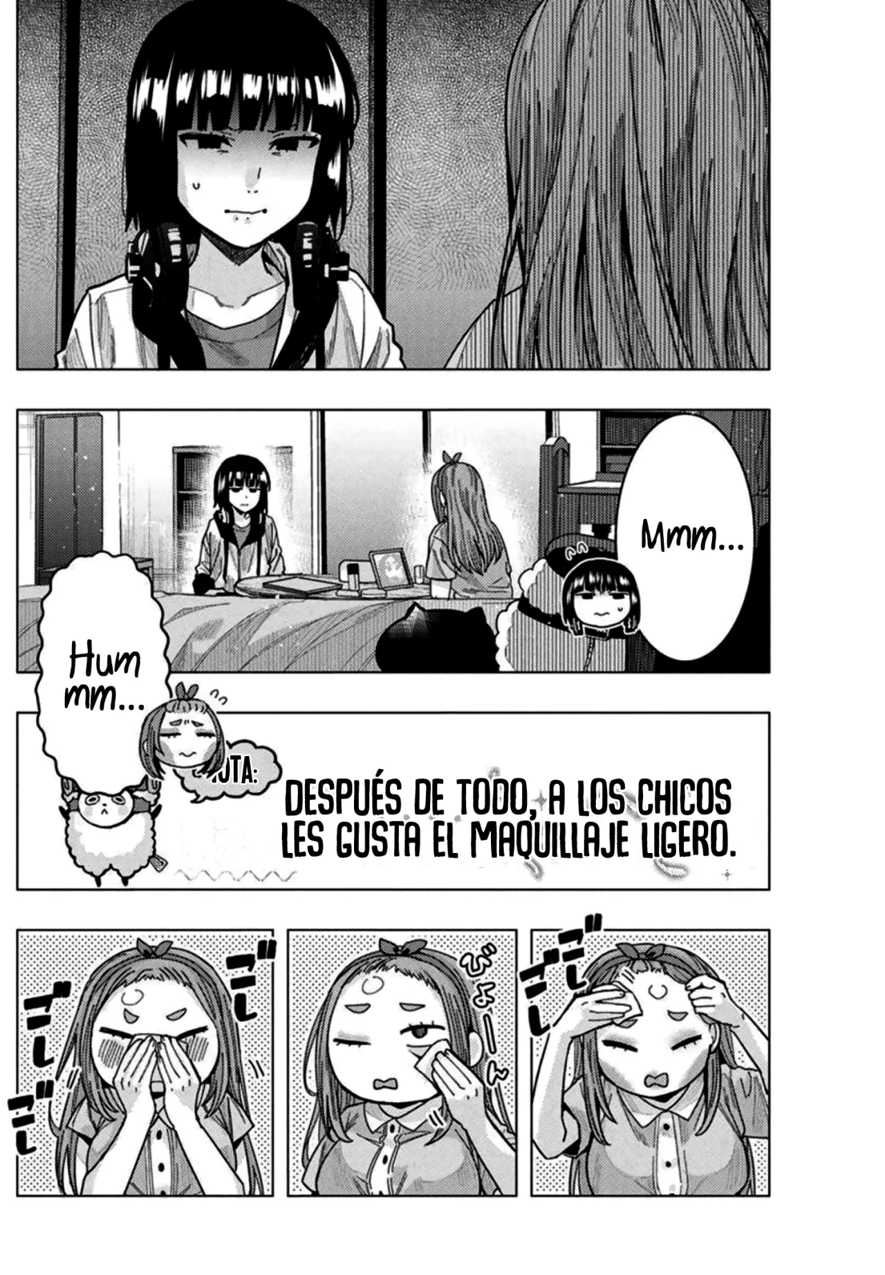 Tonari no Nobukuni-san wa Ore no Koto ga Suki na Ki ga Suru Capitulo 33: ¡A los chicos les gusta el maquillaje ligero! página 5