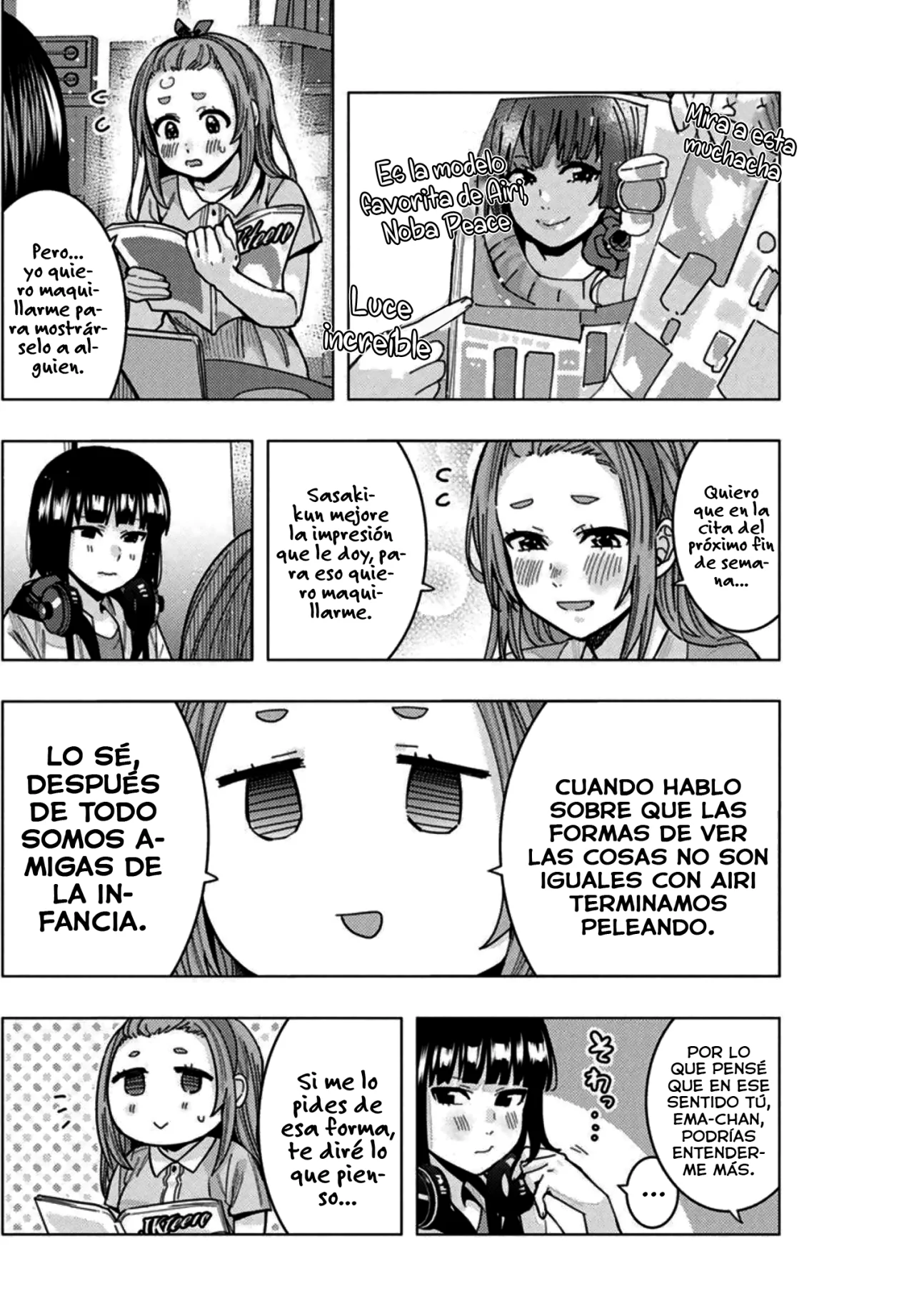 Tonari no Nobukuni-san wa Ore no Koto ga Suki na Ki ga Suru Capitulo 33: ¡A los chicos les gusta el maquillaje ligero! página 7