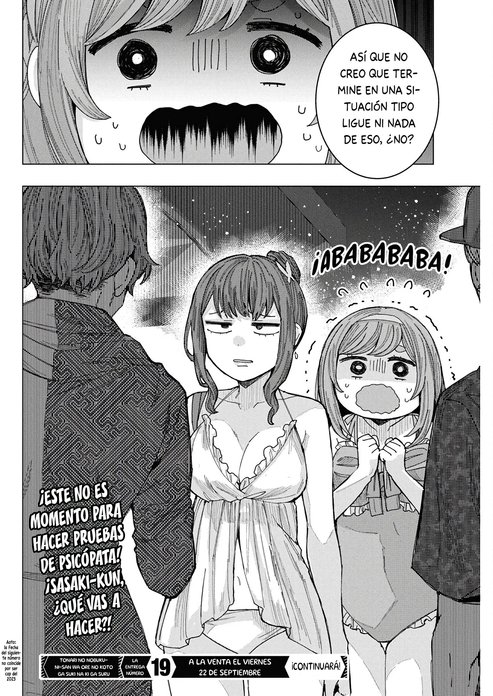 Tonari no Nobukuni-san wa Ore no Koto ga Suki na Ki ga Suru Capitulo 55 página 15