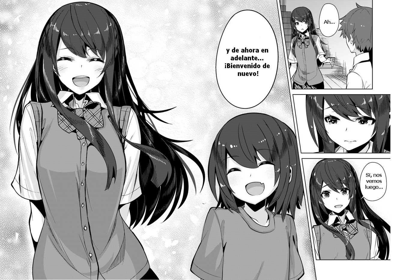 Una chica linda me miro en mi nueva escuela, pero resulto ser mi amiga de la infancia que solía pensar que era un chico Capitulo 1 página 34