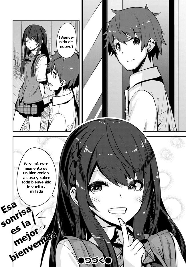 Una chica linda me miro en mi nueva escuela, pero resulto ser mi amiga de la infancia que solía pensar que era un chico Capitulo 1 página 35
