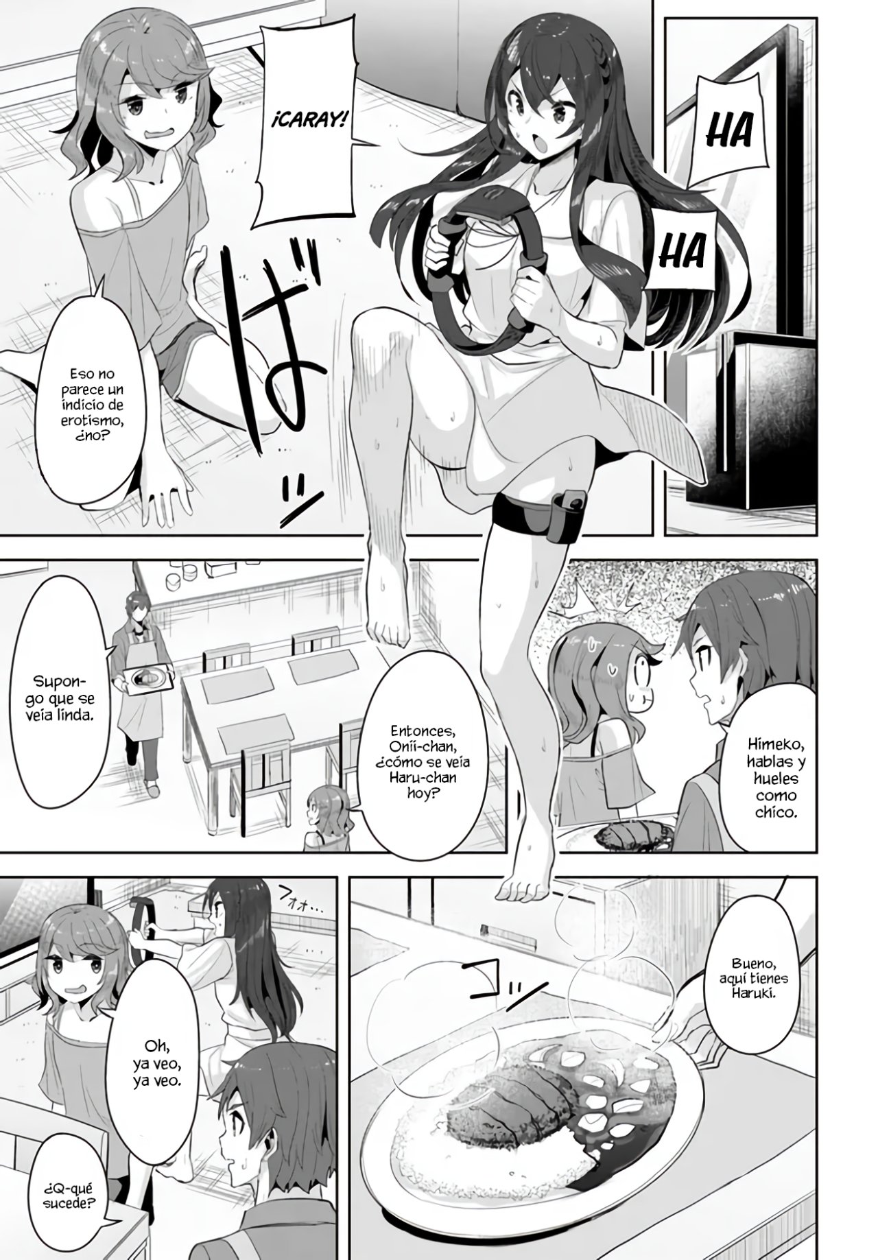 Una chica linda me miro en mi nueva escuela, pero resulto ser mi amiga de la infancia que solía pensar que era un chico Capitulo 10: ¡El viejo yo enfrente de mí! (Parte 2) página 29