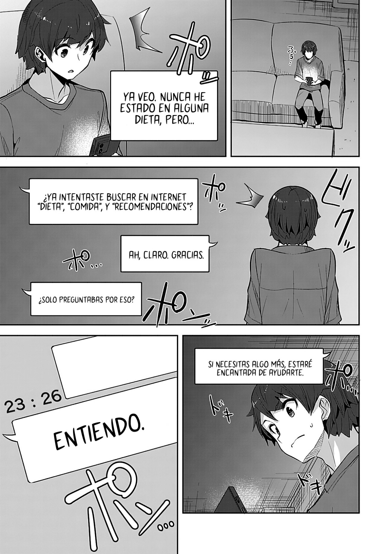 Una chica linda me miro en mi nueva escuela, pero resulto ser mi amiga de la infancia que solía pensar que era un chico Capitulo 14: Un regalo inesperado página 11