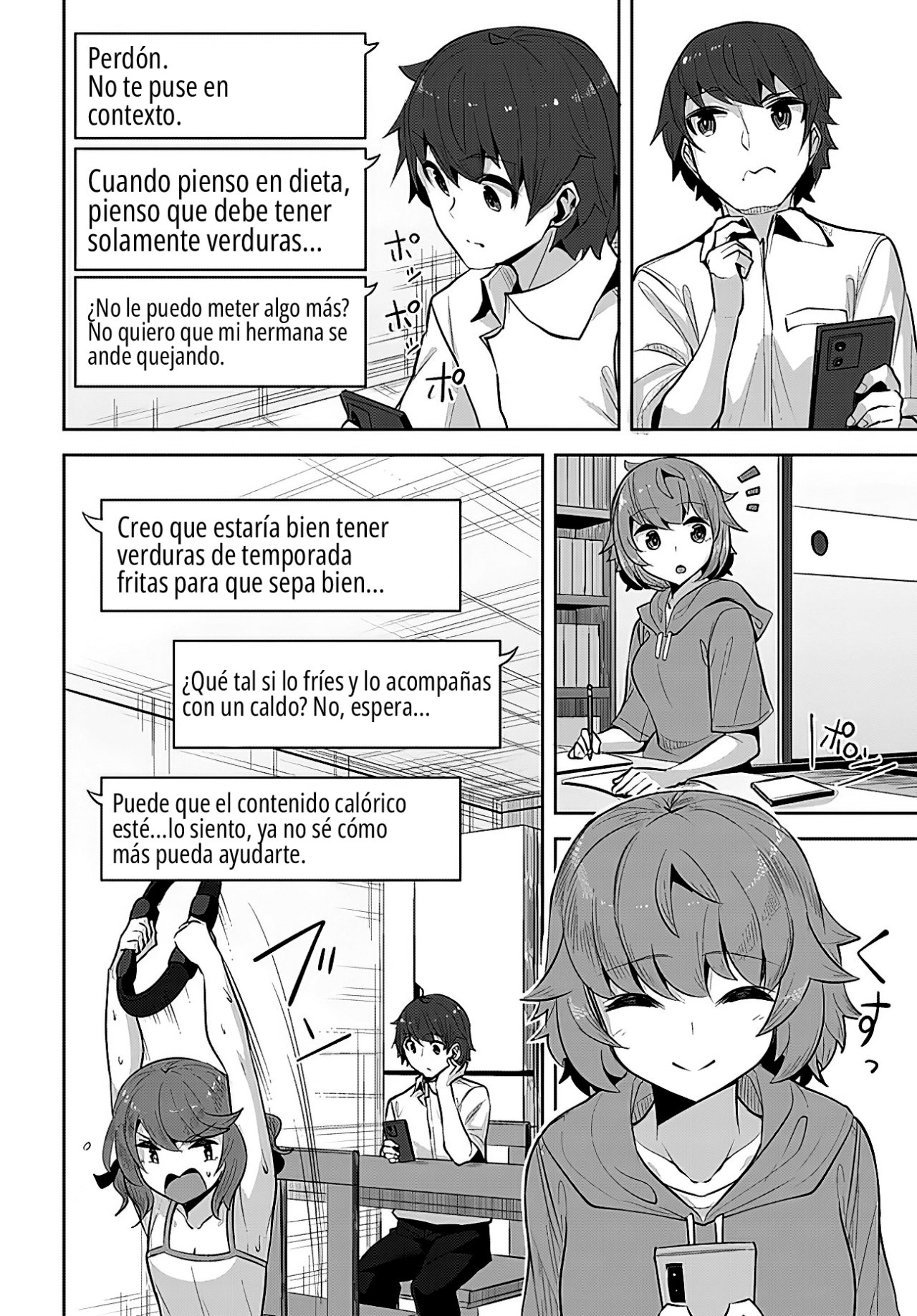 Una chica linda me miro en mi nueva escuela, pero resulto ser mi amiga de la infancia que solía pensar que era un chico Capitulo 14: Un regalo inesperado página 6