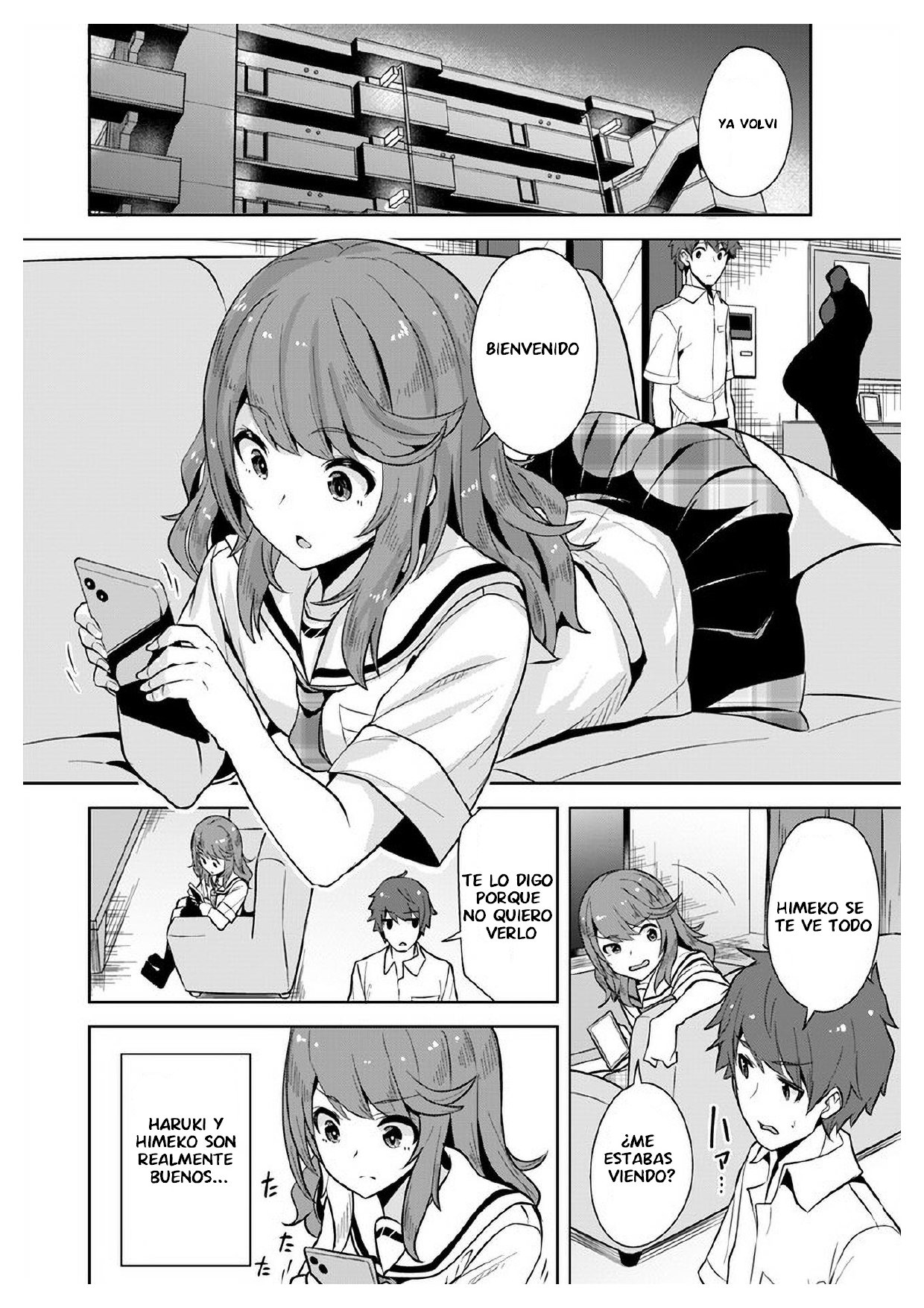 Una chica linda me miro en mi nueva escuela, pero resulto ser mi amiga de la infancia que solía pensar que era un chico Capitulo 2: Promesa página 3