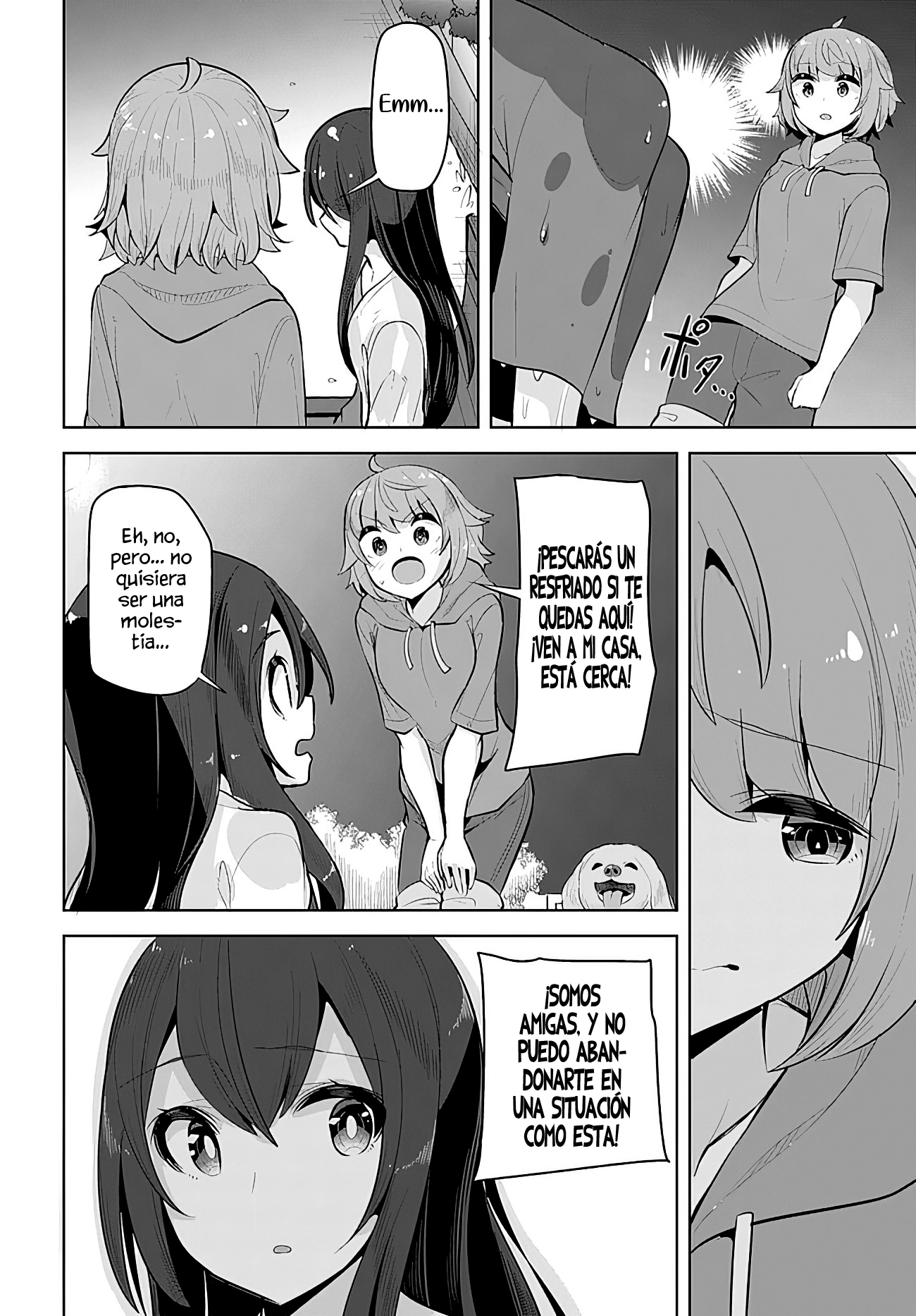 Una chica linda me miro en mi nueva escuela, pero resulto ser mi amiga de la infancia que solía pensar que era un chico Capitulo 21 página 9