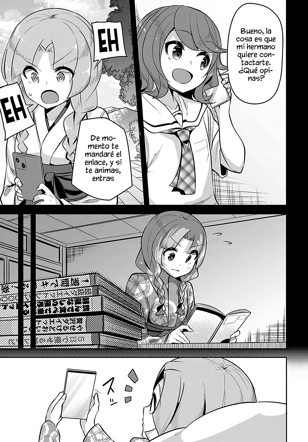 Una chica linda me miro en mi nueva escuela, pero resulto ser mi amiga de la infancia que solía pensar que era un chico Capitulo 23 página 5