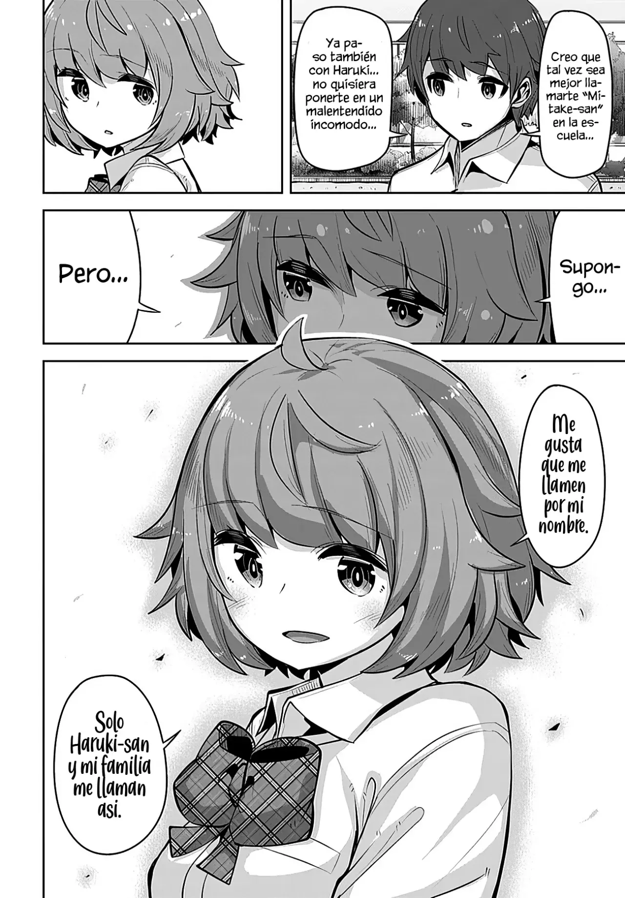 Una chica linda me miro en mi nueva escuela, pero resulto ser mi amiga de la infancia que solía pensar que era un chico Capitulo 24 página 32