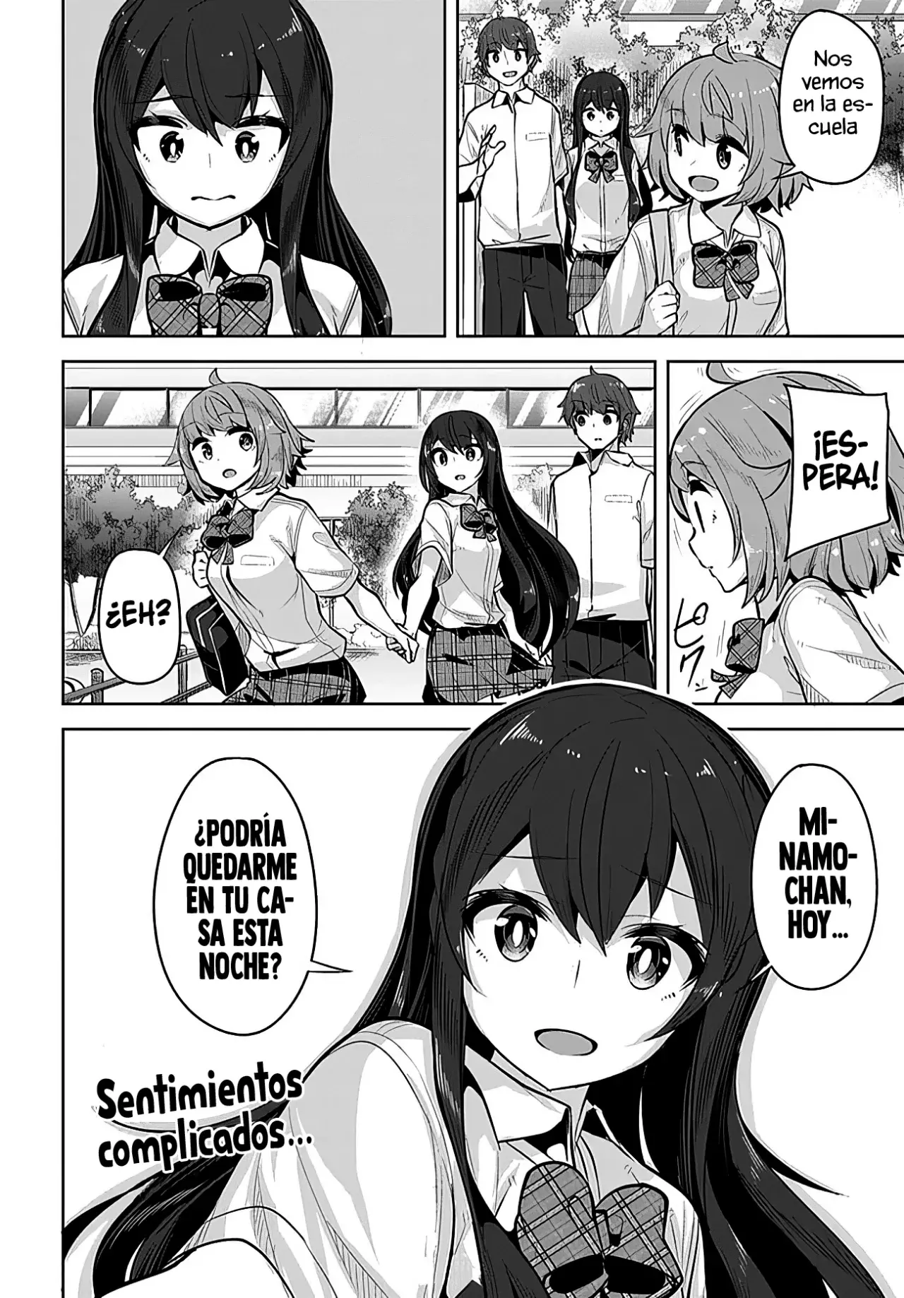 Una chica linda me miro en mi nueva escuela, pero resulto ser mi amiga de la infancia que solía pensar que era un chico Capitulo 24 página 34