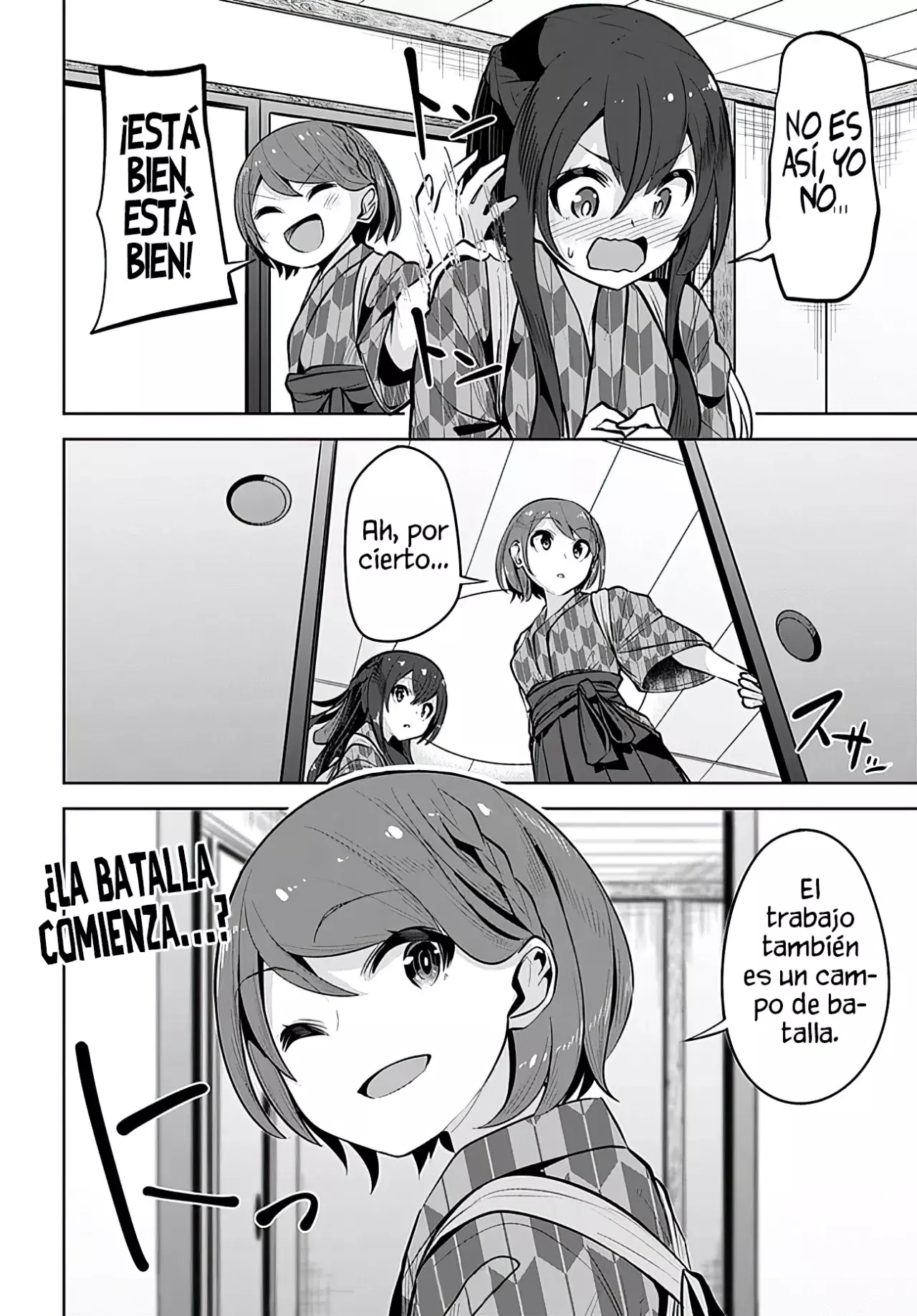 Una chica linda me miro en mi nueva escuela, pero resulto ser mi amiga de la infancia que solía pensar que era un chico Capitulo 25 página 34