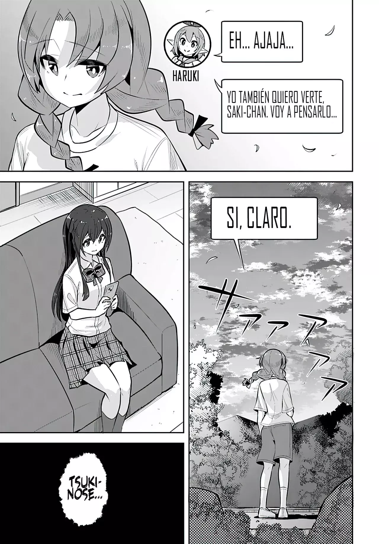 Una chica linda me miro en mi nueva escuela, pero resulto ser mi amiga de la infancia que solía pensar que era un chico Capitulo 26 página 24