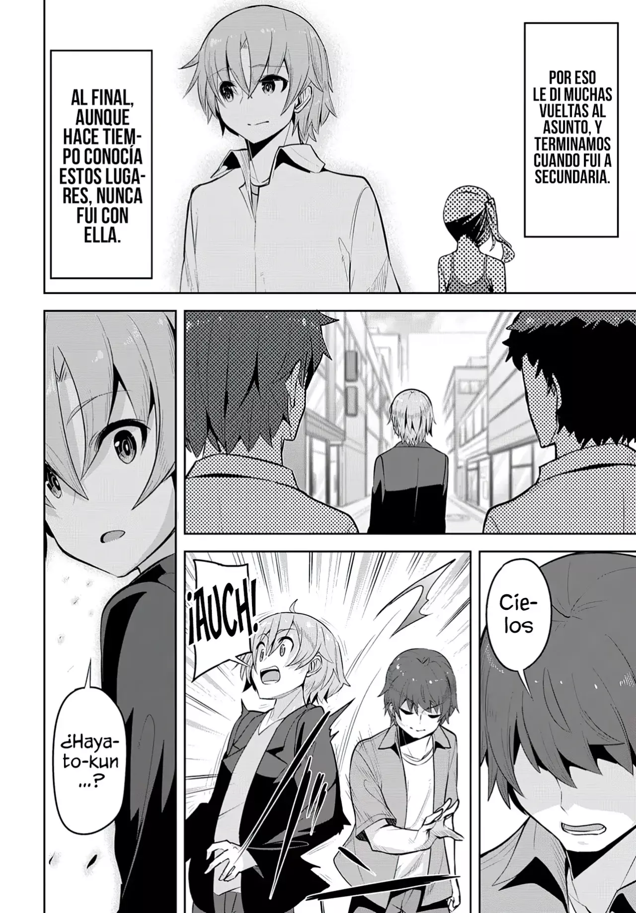 Una chica linda me miro en mi nueva escuela, pero resulto ser mi amiga de la infancia que solía pensar que era un chico Capitulo 27 página 26