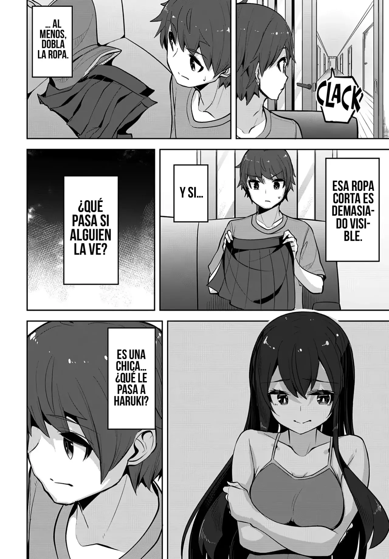 Una chica linda me miro en mi nueva escuela, pero resulto ser mi amiga de la infancia que solía pensar que era un chico Capitulo 27 página 8