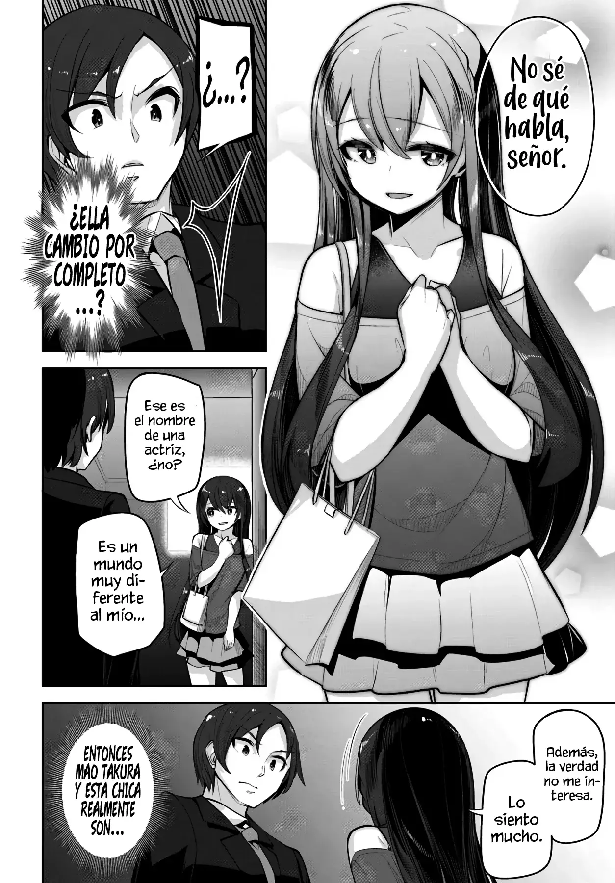 Una chica linda me miro en mi nueva escuela, pero resulto ser mi amiga de la infancia que solía pensar que era un chico Capitulo 28 página 10