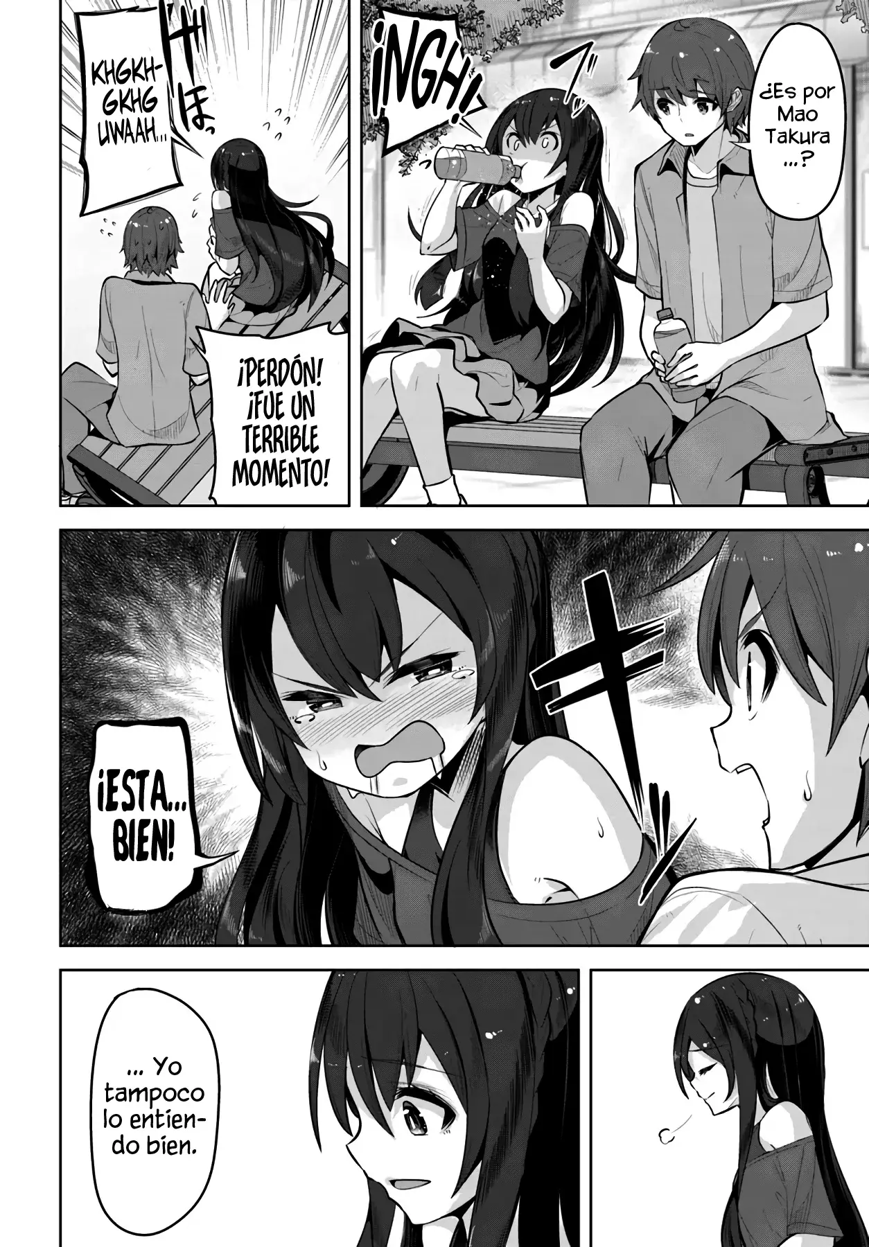 Una chica linda me miro en mi nueva escuela, pero resulto ser mi amiga de la infancia que solía pensar que era un chico Capitulo 28 página 16