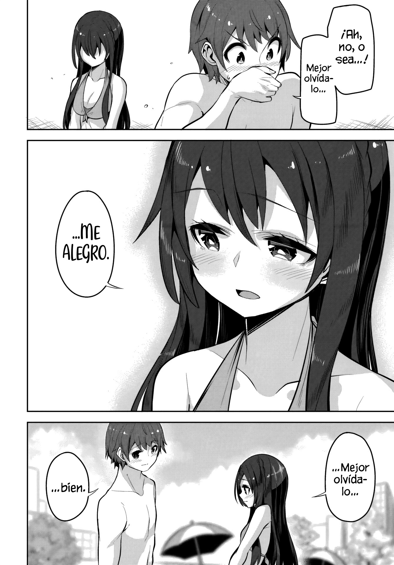 Una chica linda me miro en mi nueva escuela, pero resulto ser mi amiga de la infancia que solía pensar que era un chico Capitulo 29 página 10