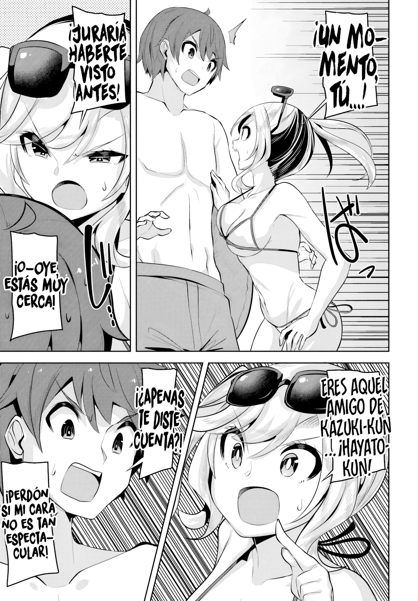 Una chica linda me miro en mi nueva escuela, pero resulto ser mi amiga de la infancia que solía pensar que era un chico Capitulo 30 página 16