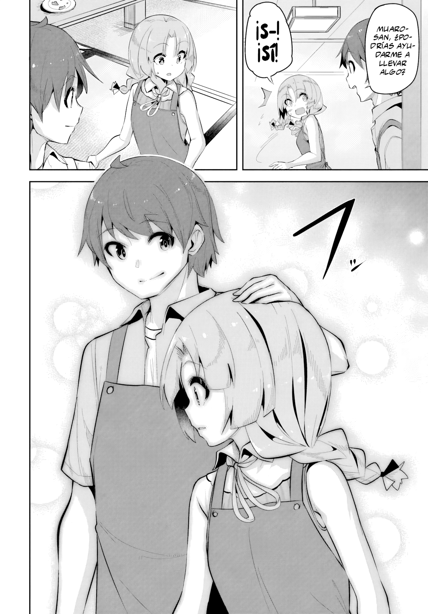 Una chica linda me miro en mi nueva escuela, pero resulto ser mi amiga de la infancia que solía pensar que era un chico Capitulo 33 página 14