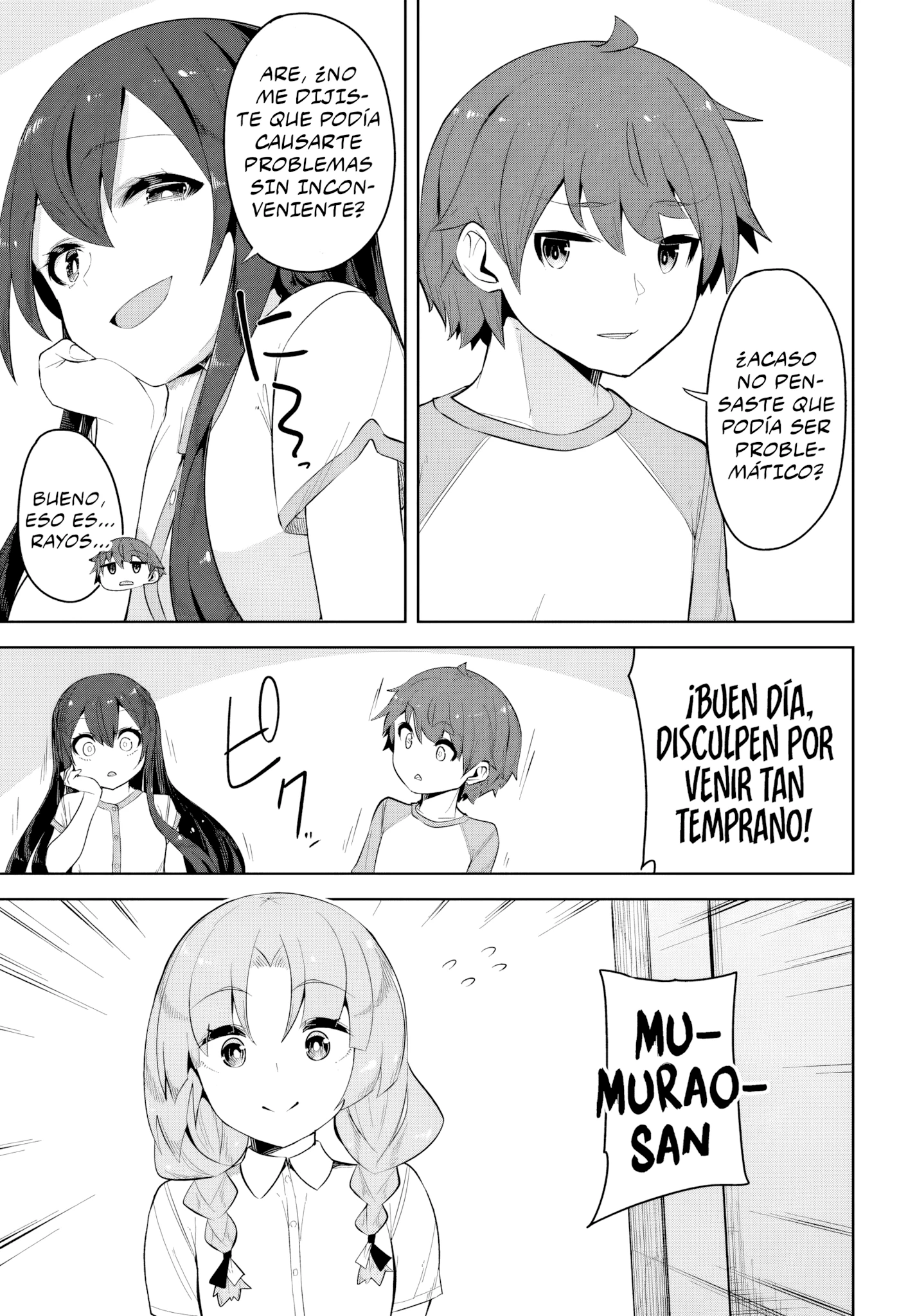 Una chica linda me miro en mi nueva escuela, pero resulto ser mi amiga de la infancia que solía pensar que era un chico Capitulo 34 página 12